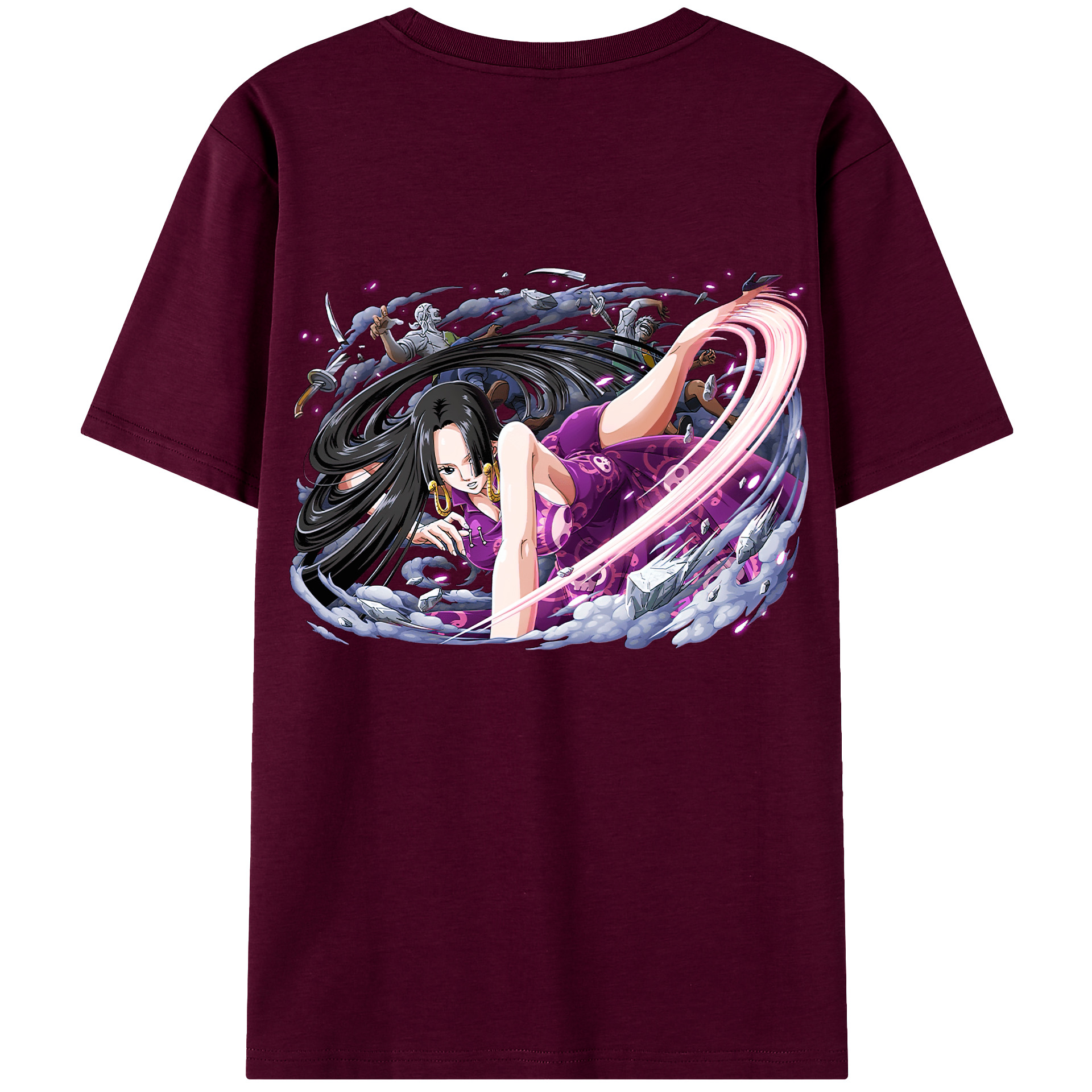 ワンピース ボア・ハンコック ONE PIECE Boa·Hancock レディース半袖Tシャツ(バックプリント)
